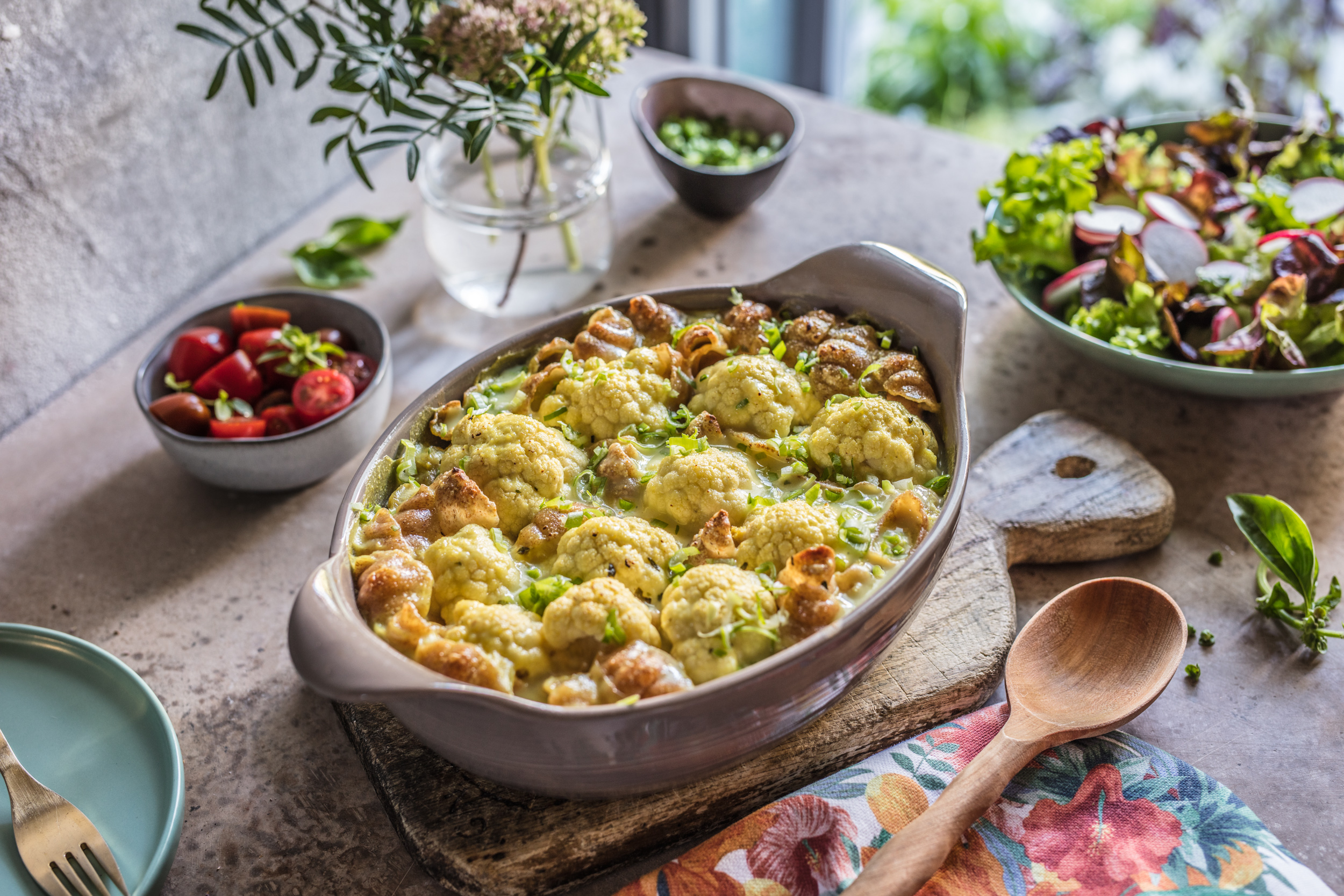 Zapečena cvjetača s tofuom
