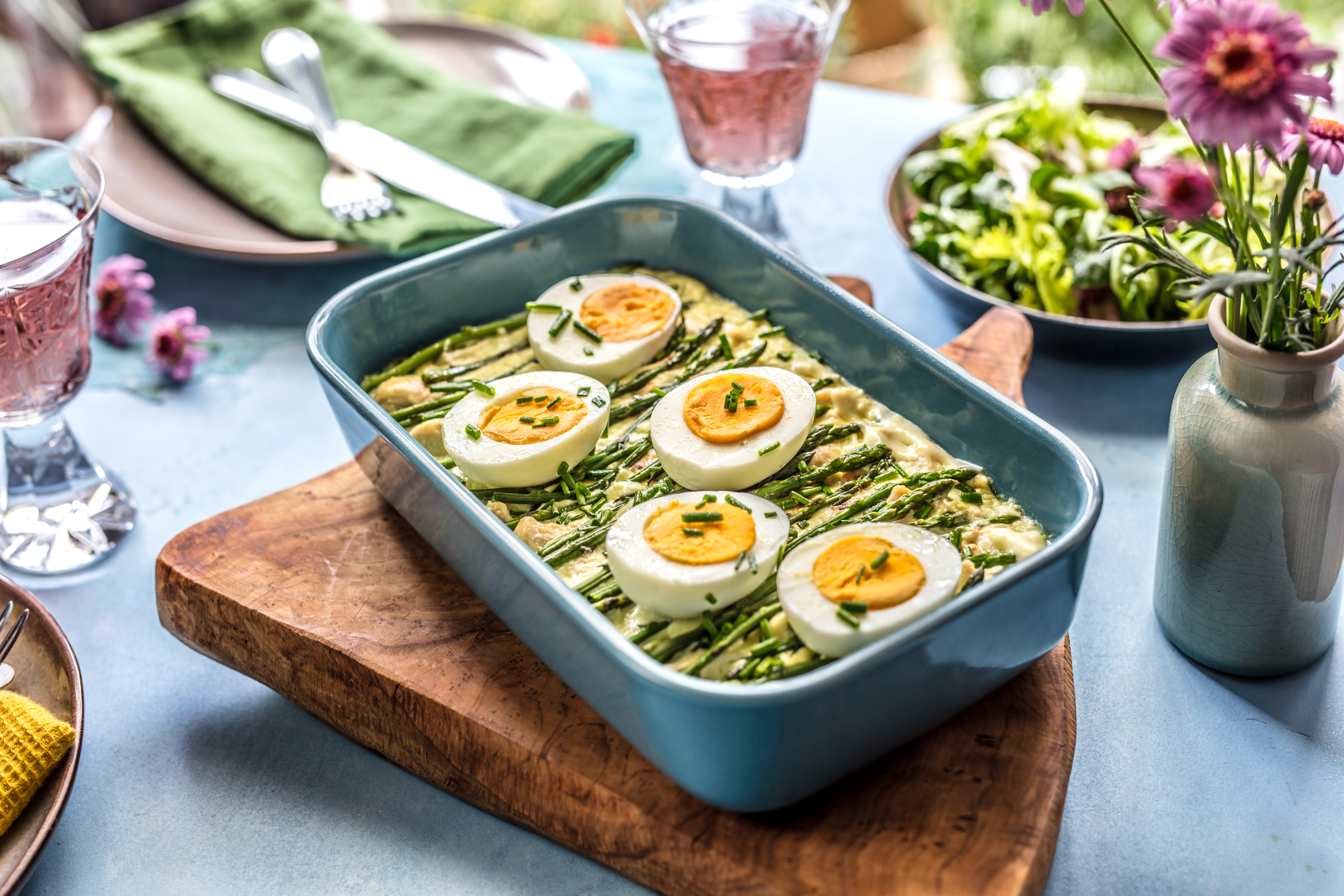 Zapečena piletina sa šparogama