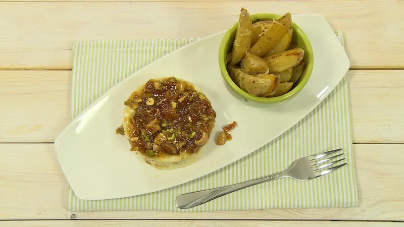 Zapečena skuta sa smokvama i pistacijama