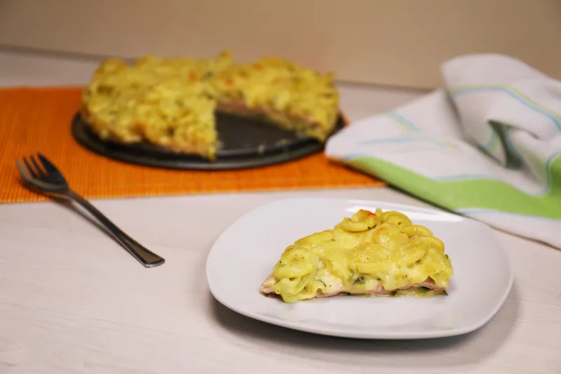 Zapečena tjestenina sa špinatom i sirom