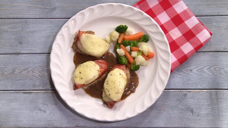 Zapečeni lungić s jegerom