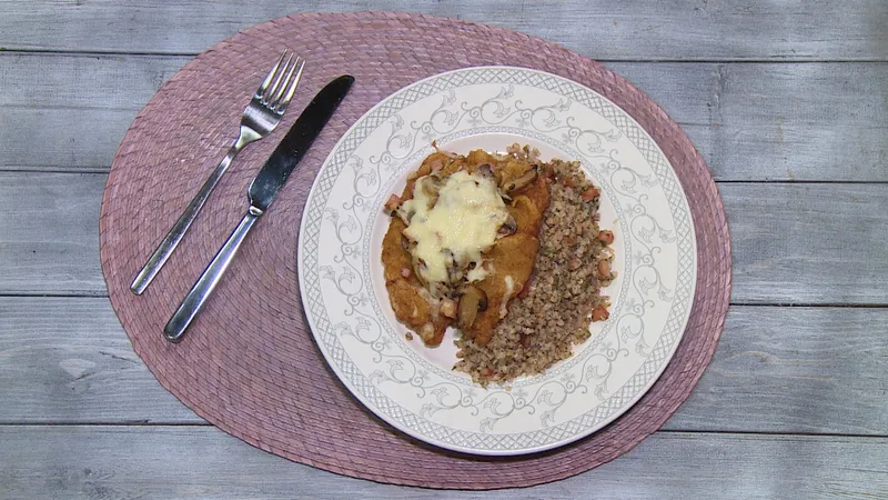 Zapečeni pohani šnicli