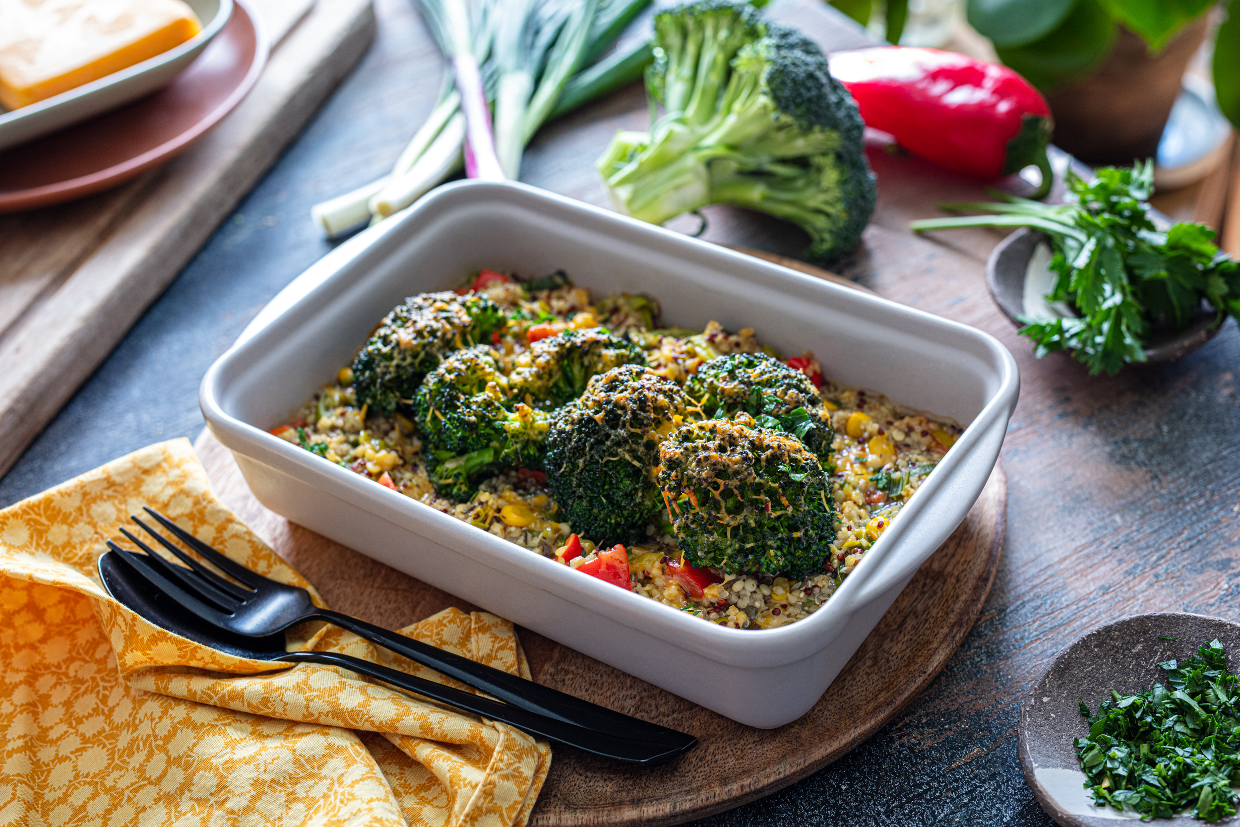 Zapečeno povrće s kvinojom