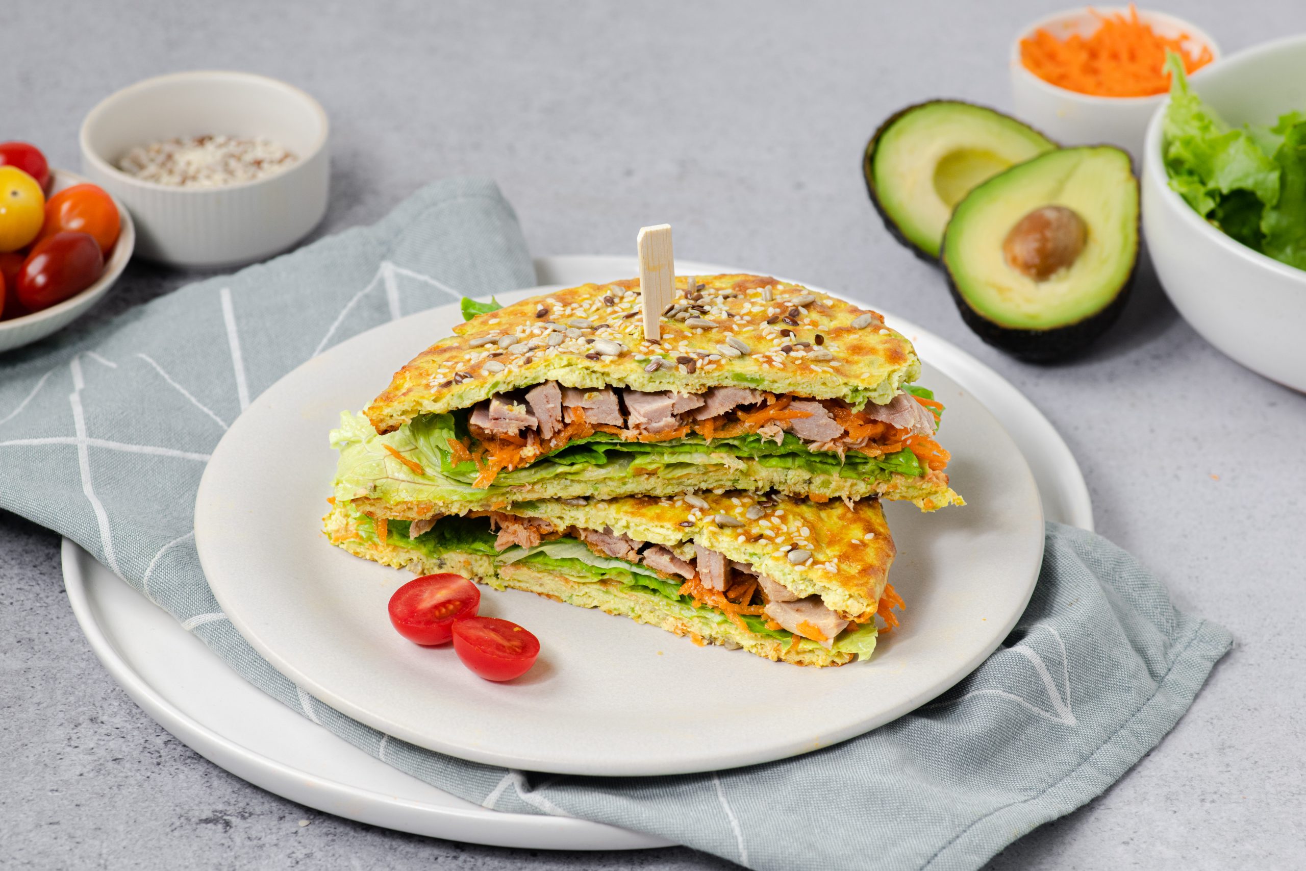 Zdravi sendvič s avokado kruhom od samo 3 sastojka