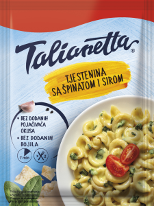 Tjestenina sa špinatom i sirom