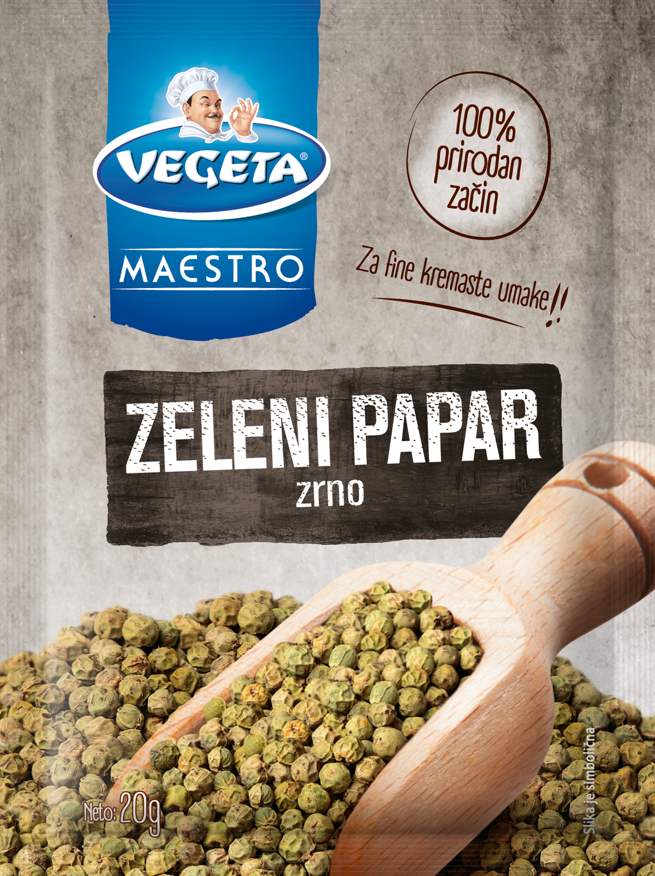 Zeleni papar zrno