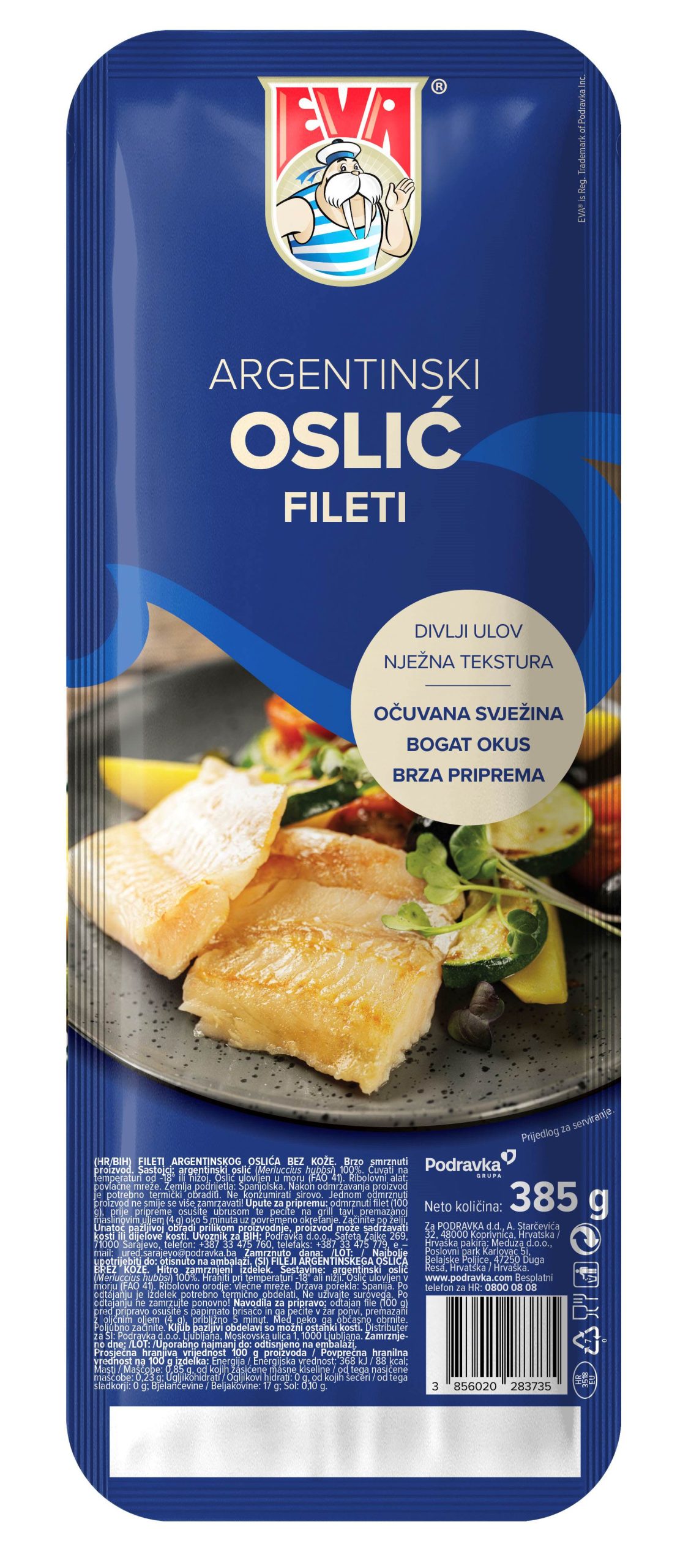 Argentinski oslić fileti