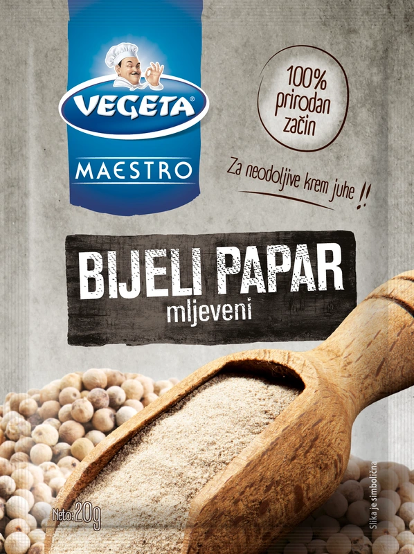 Pesar Bijeli Bijeli papar mljeveni | Podravka