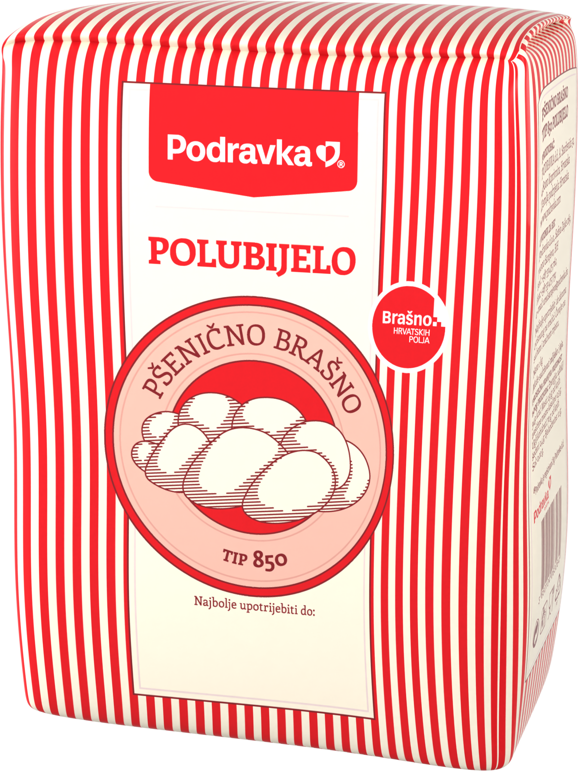 Polubijelo brašno (TIP 850)