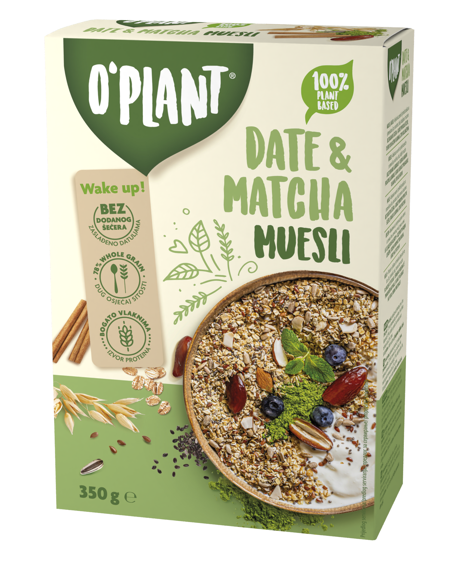 Date&matcha muesli