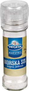 Morska sol sitna jodirana