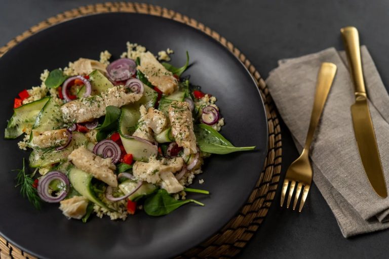 Bulgur salata s oslićem